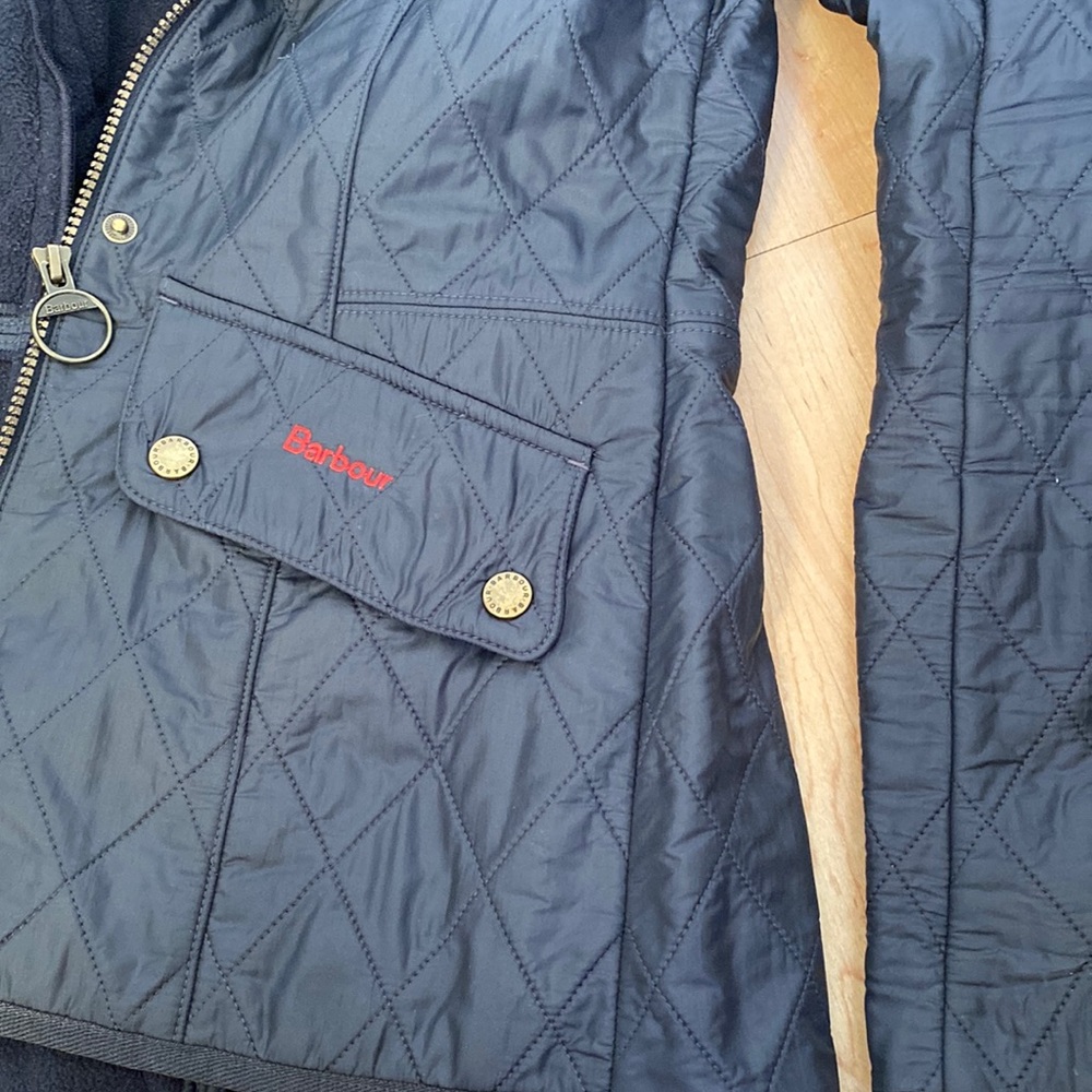Barbour Calvary Polarquilt Jacket - Picture 7 of 8